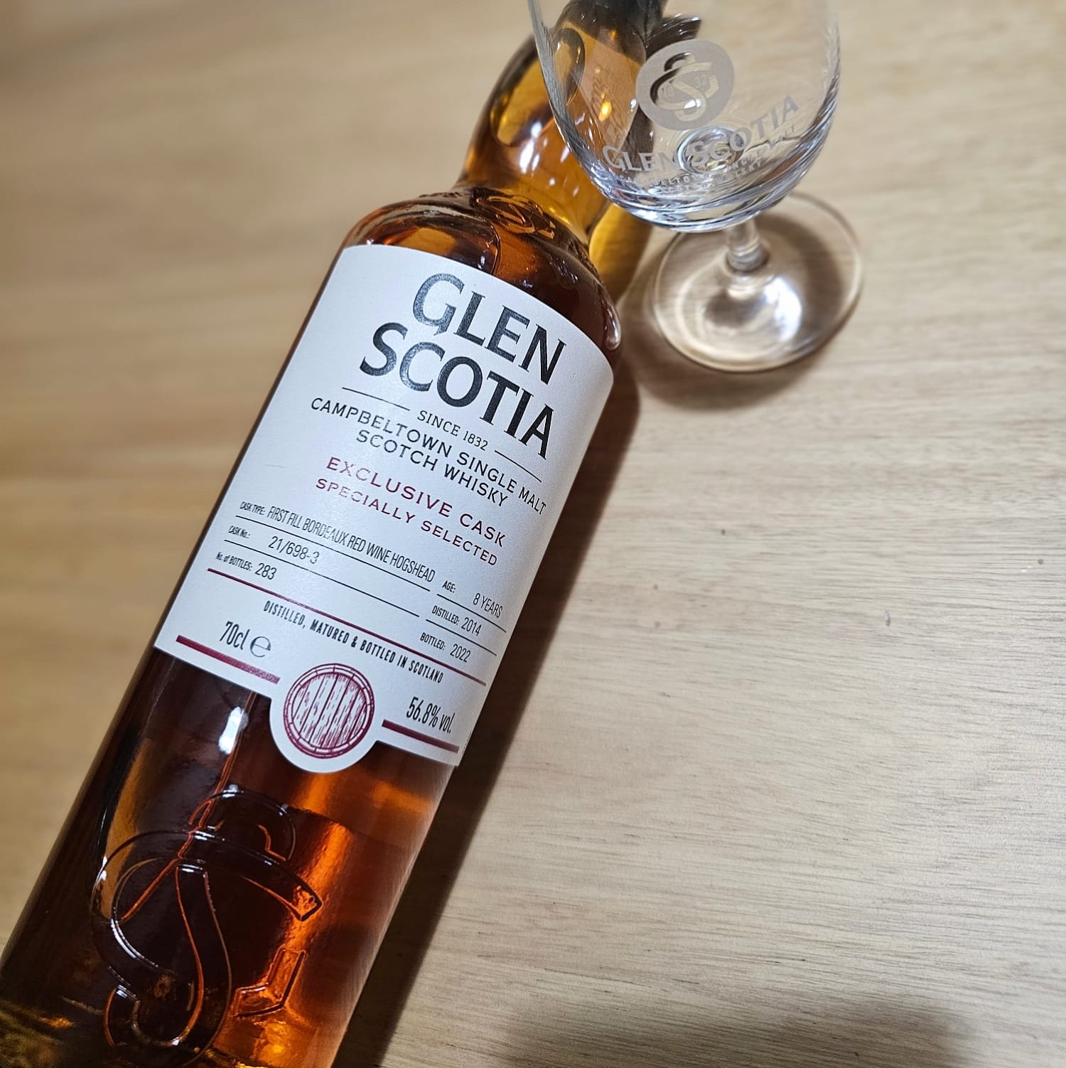 GlenScotia 8 años Bourdeaux Hogshead - Image 2